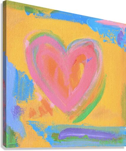 Myrna s Heart Canvas Print