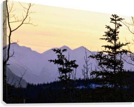 Sunset Bennett Lake  Canvas Print