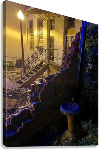 Split By Rubble Canvas Print