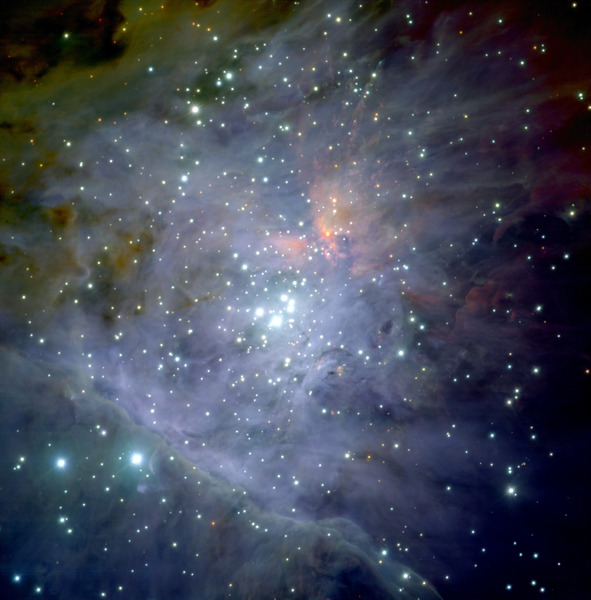 Central Region of Orion Nebula Print