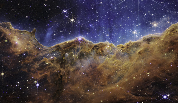 Cosmic Cliffs” in the Carina Nebula NIRCam Imag Print