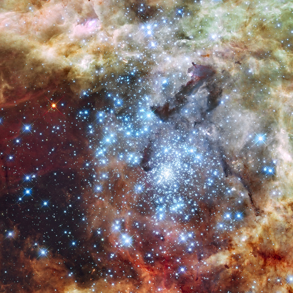 Massive Star Forming Region in 30 Doradus  Print