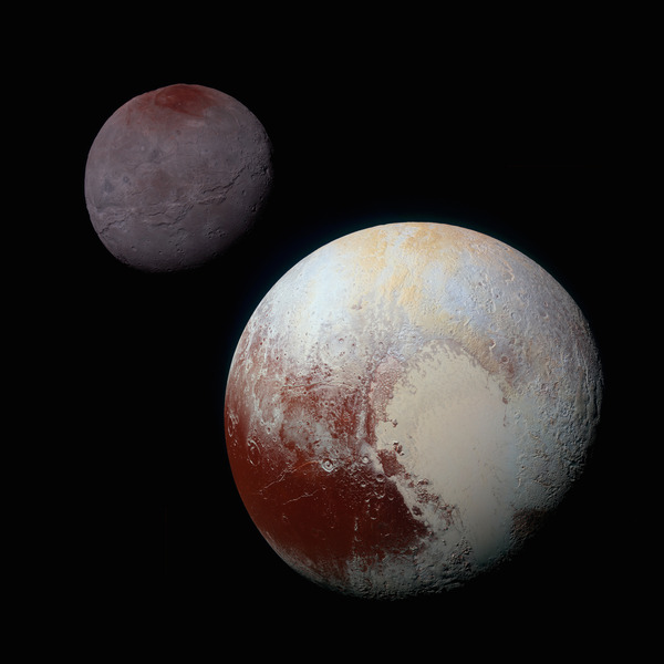 Pluto and Charon  Print