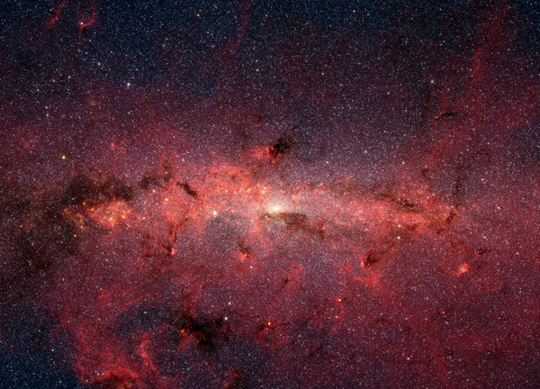 The Galactic Center in Infrared Light  Print