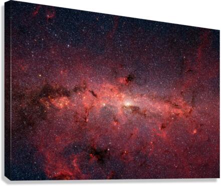 The Galactic Center in Infrared Light  Canvas Print