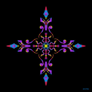 Intertwined Square Stretched Only