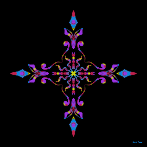 Intertwined Square Stretched Only Print