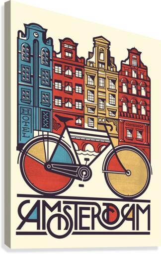 Amsterdam old Canvas Print