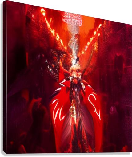 hells angel Canvas Print