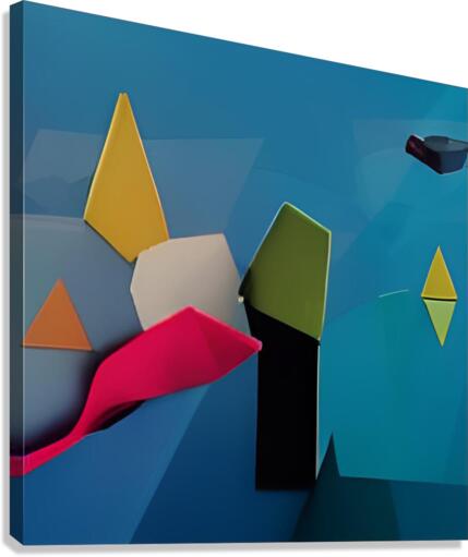 triangles Canvas Print