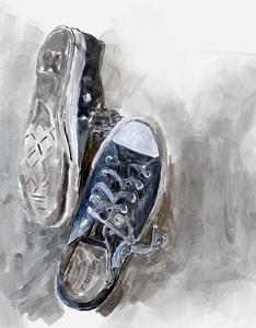 Navy Blue Converse