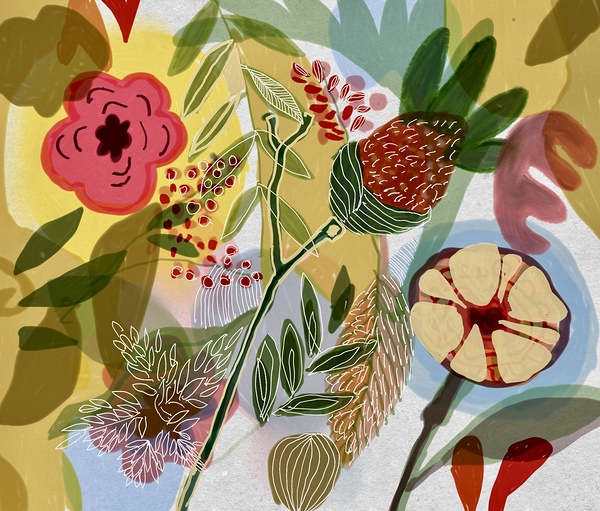 Summer Flowers Print
