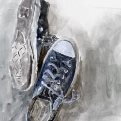 Navy Blue Converse