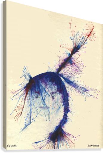 Frailed Feathers  Canvas Print