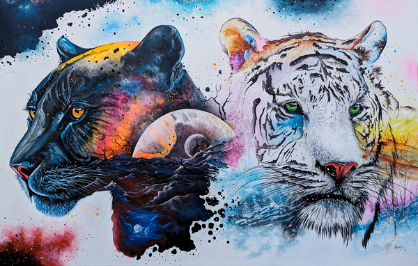 Ebony & Ivory Print