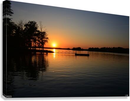  A Simple Sunset Canvas Print