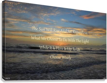 Choose Wisely Canvas Print