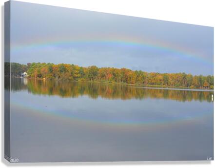  Rainbow Reflections Canvas Print