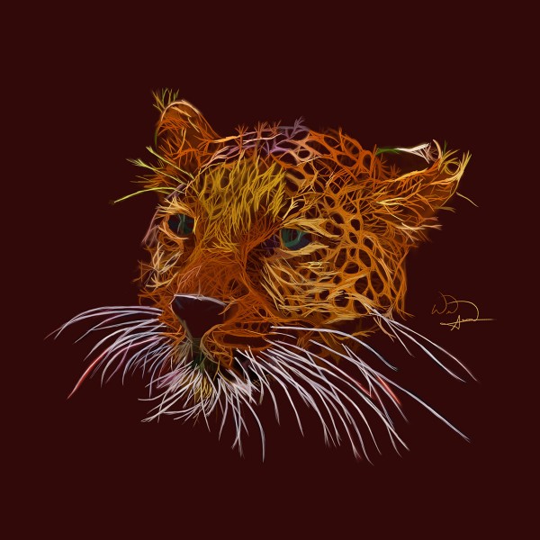 Leopard Abstracto Print