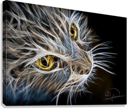 Cat Abstracto Canvas Print