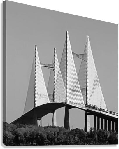 Dames point Bridge Canvas Print