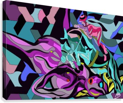 the Chase Canvas Print