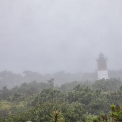 Lighthouse in the Fog