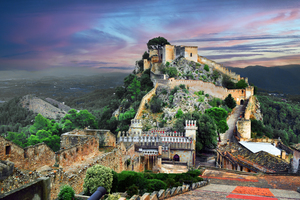 The medieval castle of Xativa - Spain