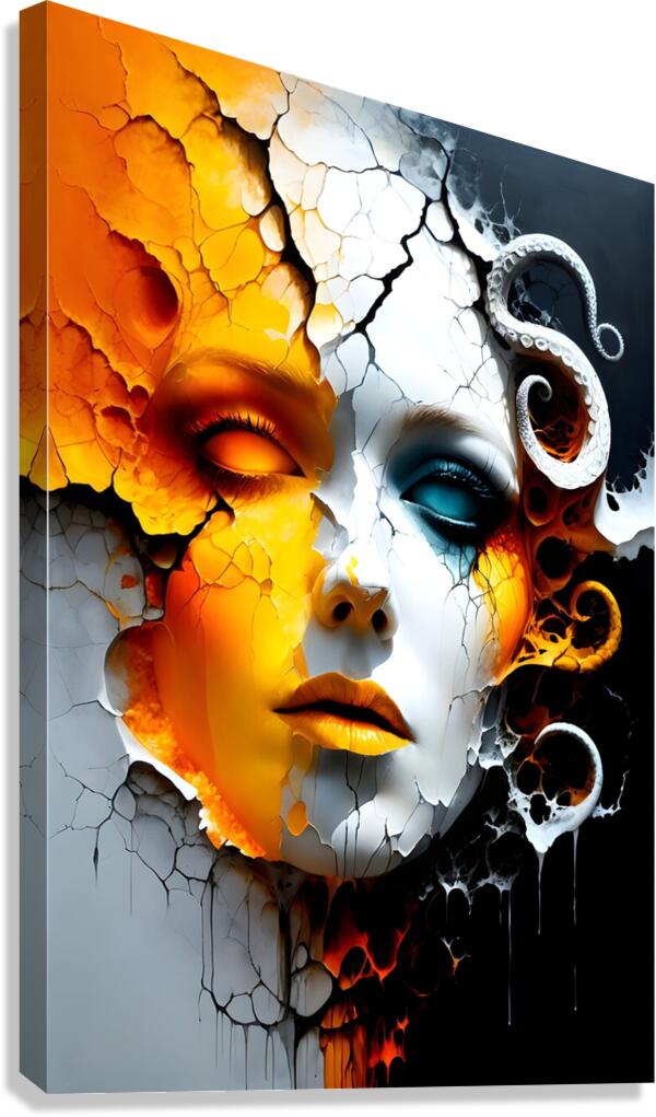 Plaster Canvas Print