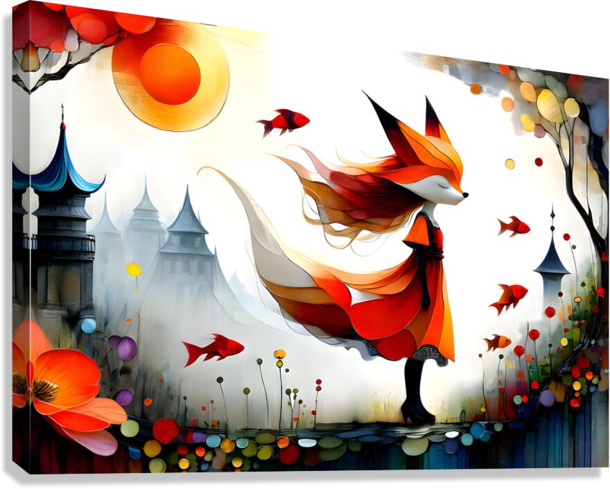 Foxy Canvas Print