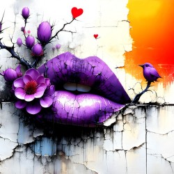 Purple Lips
