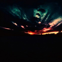 Burning Night Sky