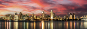 San Diego Skyline Sunset