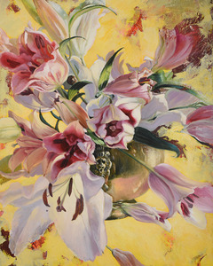 Lilies Original Artwork Nina Koba by Nina Koba