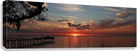Sun Set Gold Canvas Print