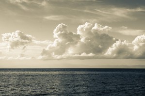 Clouds Above the Sea