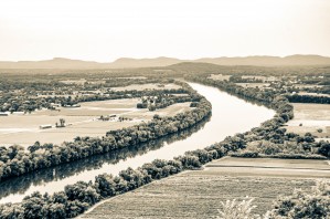River and Farmland