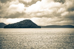 Ominous Sky at Rural Lake