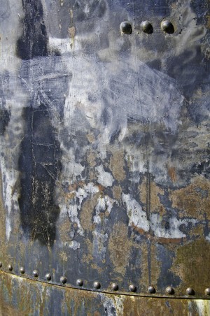Texture on Steel Wall