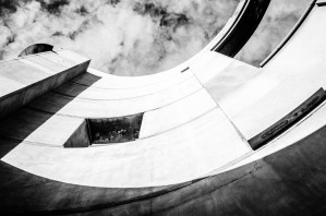 Curved Concrete and Sky