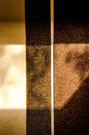 Textured Wall of Light and Shadow