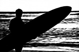 Surfer in Matte Black