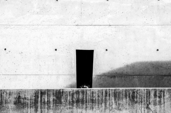 Black Door Entrance by David Pinter
