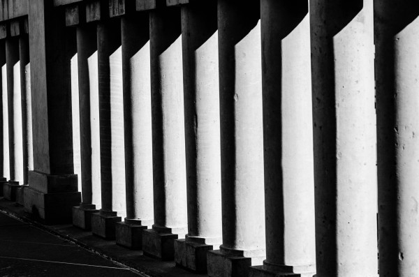 Pillars and Light Print