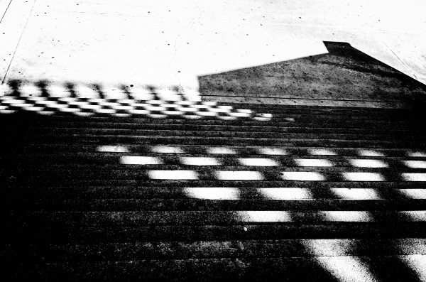 Checkered Light and Shadow Print