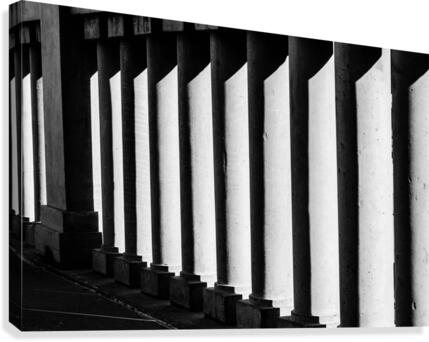 Pillars and Light Canvas Print