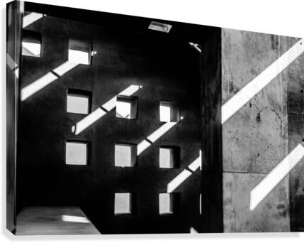 Broken Light Beams Canvas Print