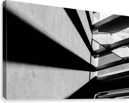 Converging Shadows Canvas Print