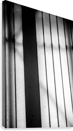 Vertical Shadow Lines Canvas Print