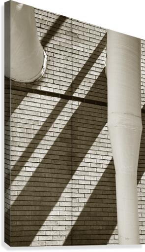 Diagonal Shadows Canvas Print